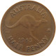 AUSTRALIA 1/2 PENNY 1943 #a042 0253 - ½ Penny