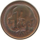 AUSTRALIA 1 PENNY 1971 TOP #s055 0213 - Penny