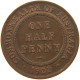 AUSTRALIA 1/2 PENNY 1922 #s021 0281 - ½ Penny