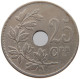 BELGIUM 25 CENTIMES 1922 #a043 0233 - 25 Cents