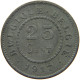 BELGIUM 25 CENTIMES 1917 #a006 0049 - 25 Cents