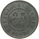 BELGIUM 25 CENTIMES 1916 #c017 0027 - 25 Cents