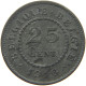 BELGIUM 25 CENTIMES 1916 #a006 0055 - 25 Centimes