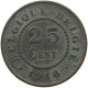 BELGIUM 25 CENTIMES 1916 #a006 0039 - 25 Centimes