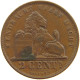 BELGIUM 2 CENTIMES 1919 #a085 0377 - 2 Cents
