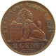 BELGIUM 2 CENTIMES 1919 #a085 0375 - 2 Cents