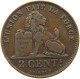 BELGIUM 2 CENTIMES 1909 #a012 0297 - 2 Centimes