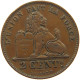 BELGIUM 2 CENTIMES 1905 #c032 0061 - 2 Cent