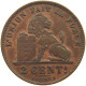 BELGIUM 2 CENTIMES 1905 #c050 0113 - 2 Cents