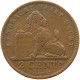 BELGIUM 2 CENTIMES 1905 #a012 0281 - 2 Cents