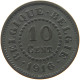 BELGIUM 10 CENTIMES 1916 #a056 0769 - 10 Centimes