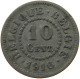 BELGIUM 10 CENTIMES 1916 #a006 0273 - 10 Centimes