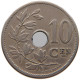 BELGIUM 10 CENTIMES 1905 #a062 0027 - 10 Cents