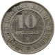 BELGIUM 10 CELTIMES 1861 #s060 0253 - 10 Centimes