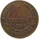 FRANCE 1 CENTIME 1920 #a094 0065 - 1 Centime