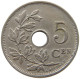 BELGIUM 5 CENTIMES 1924 #a017 0567 - 5 Cents