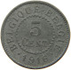 BELGIUM 5 CENTIMES 1916 #a057 0087 - 5 Cents