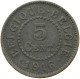 BELGIUM 5 CENTIMES 1916 #a006 0517 - 5 Cent