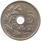 BELGIUM 5 CENTIMES 1913 #a017 0561 - 5 Centimes