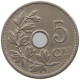 BELGIUM 5 CENTIMES 1906 #a073 0153 - 5 Cent