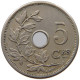BELGIUM 5 CENTIMES 1905 #a090 0427 - 5 Cent