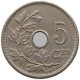 BELGIUM 5 CENTIMES 1905 #a073 0169 - 5 Cents