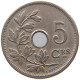 BELGIUM 5 CENTIMES 1905 #a046 0643 - 5 Cent