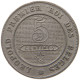 BELGIUM 5 CENTIMES 1862 #a073 0113 - 5 Cent