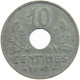 FRANCE 10 CENTIMES 1943 #a068 0219 - 10 Centimes