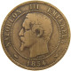 FRANCE 10 CENTIMES 1854 W #c060 0191 - 10 Centimes