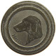 FRANCE 30 CENTIMES TOKEN DOG #a064 0915 - Sonstige & Ohne Zuordnung