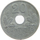 FRANCE 20 CENTIMES 1943 #s016 0111 - 20 Centimes