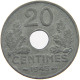 FRANCE 20 CENTIMES 1943 #a074 0425 - 20 Centimes