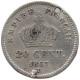 FRANCE 20 CENTIMES 1867 BB #a069 0383 - 20 Centimes