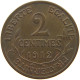 FRANCE 2 CENTIMES 1912 TOP #c016 0429 - 2 Centimes