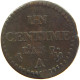 FRANCE CENTIME LAN 7 A #c041 0525 - 1 Centime