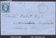 FRANCE N° 22 SUR LETTRE AVEC GC 3727 ST LOUP SUR SEMOUSSE HAUTE SAONE + CAD DU 08/09/1863 - 1862 Napoleon III