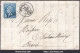 FRANCE N° 22 SUR LETTRE AVEC GC 1330 DORMANS MARNE + CAD DU 18/06/1865 - 1862 Napoleone III