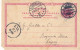 POSTKARTE  1900 LUND   TO LEIZIG       2  SCANS - ... - 1855 Préphilatélie