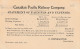 Entier 1901 - Canadian Pacific Railway Company - Mount Stephen House - Other & Unclassified