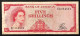 Jamaica Giamaica 5 SCELLINI Shillings Pick#49 1960 Queen Elizabeth IIà River  RARA Caraibi LOTTO 566 - Jamaica