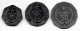 MADAGASCAR, Set Of Three Coins 10, 20, 50 Ariary, Steel, Year 1999, 1996, KM # 27, 24.2, 25.1 - Madagaskar