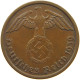 GERMANY 2 PFENNIG 1939 A TOP #c083 0023 - 2 Reichspfennig