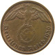 GERMANY 2 PFENNIG 1939 D #a032 0351 - 2 Reichspfennig