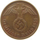 GERMANY 2 PFENNIG 1939 A TOP #c083 0053 - 2 Reichspfennig