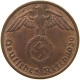 GERMANY 2 PFENNIG 1939 D #a032 0371 - 2 Reichspfennig