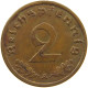 GERMANY 2 PFENNIG 1939 A #c083 0017 - 2 Reichspfennig