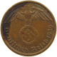 GERMANY 2 PFENNIG 1939 A #c083 0017 - 2 Reichspfennig