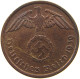 GERMANY 2 PFENNIG 1939 A TOP #a048 0283 - 2 Reichspfennig