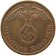 GERMANY 2 PFENNIG 1939 A TOP #a032 0347 - 2 Reichspfennig